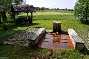 Source of natural mineral water